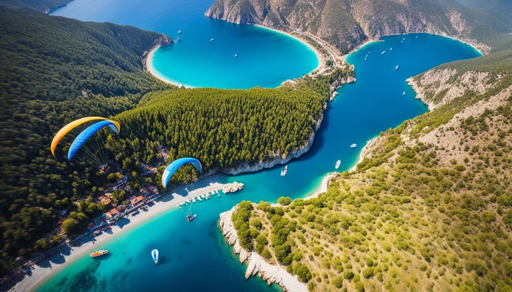 Fethiye paragliding views