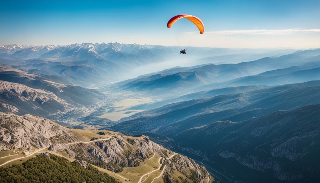 optimal weather for paragliding in Turkey