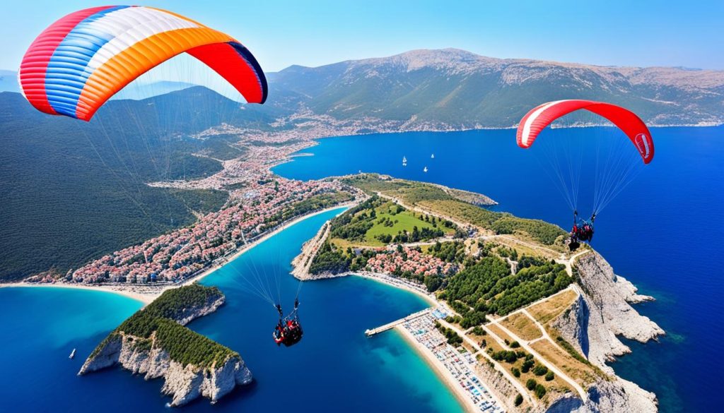 paragliding experience scenic views