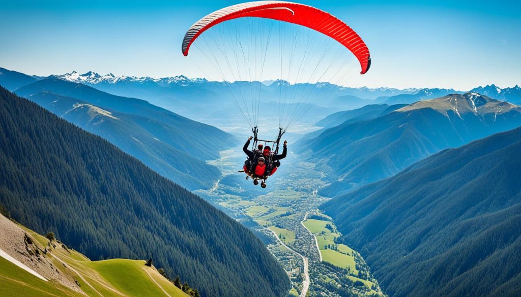 pricing for tandem paragliding experiences